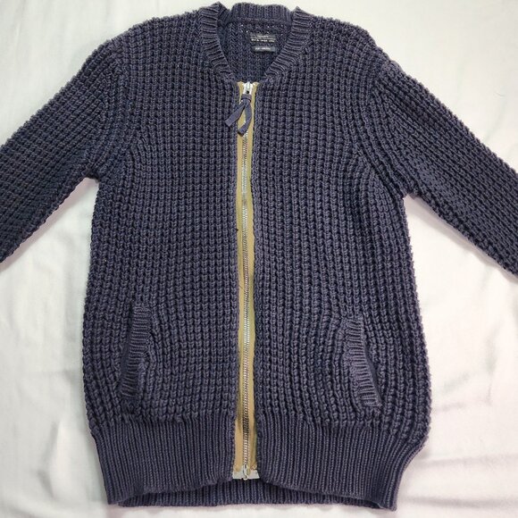 All Saints Knit Zip Sweater (M) - Picture 4 of 7
